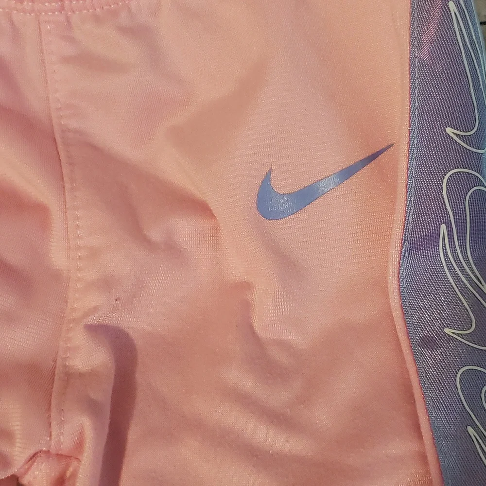 Nike 12m pink iridescent purple track joggers